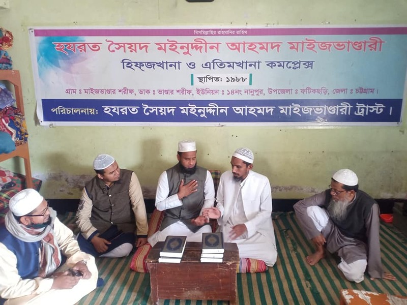 Inspection of folded Mushaf